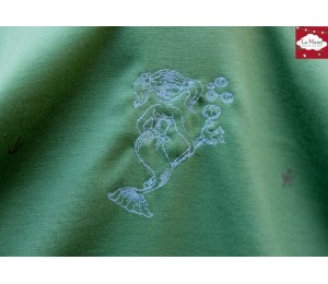 Stickserie - Meerjungfrau Redwork